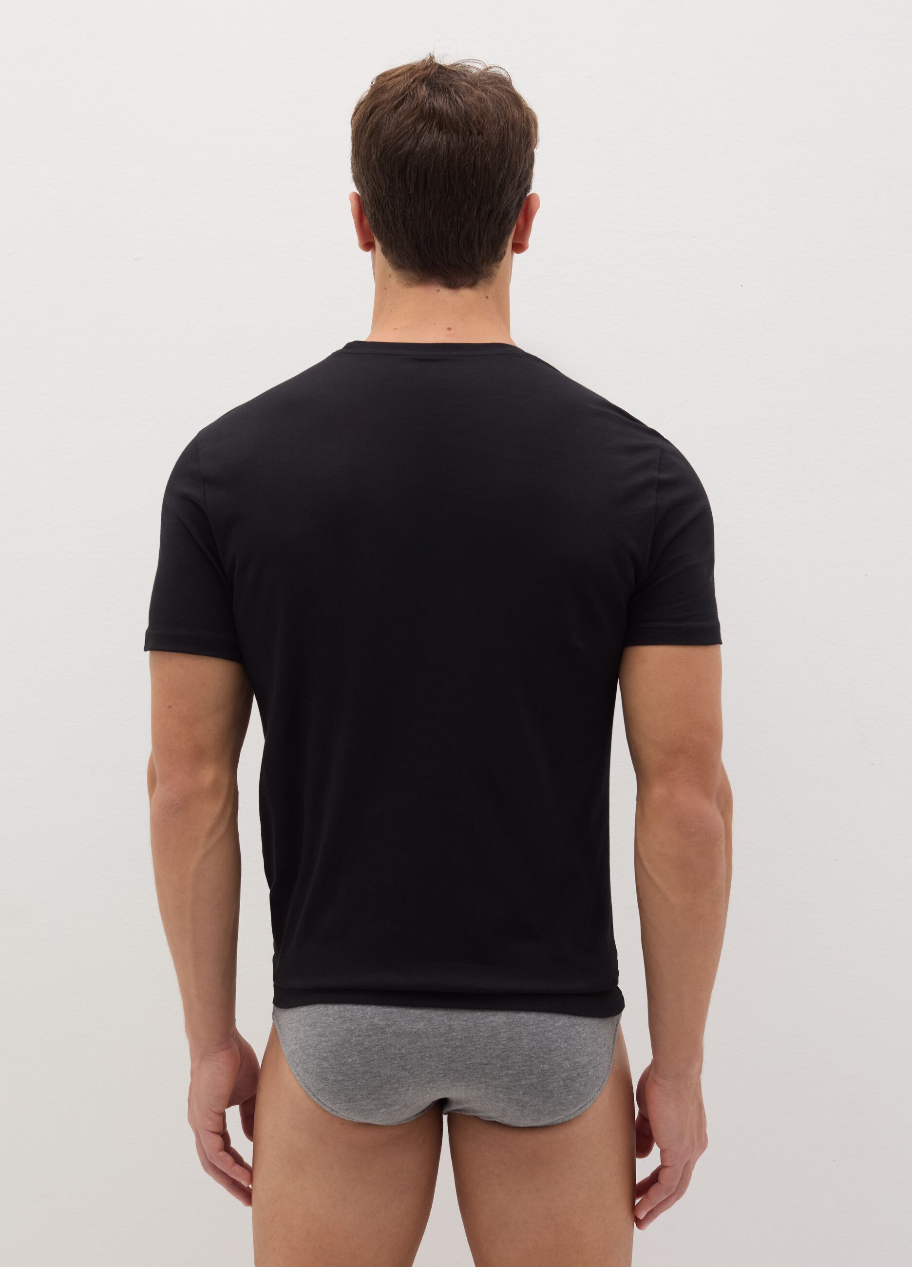 Tripack t-shirt intime in cotone bio