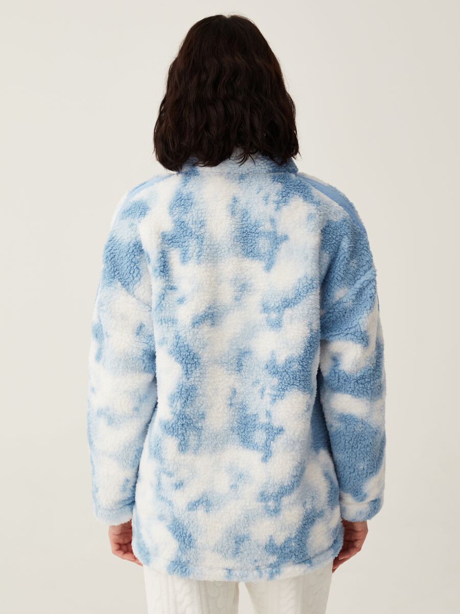 Vestaglia corta full-zip Tie Dye_0