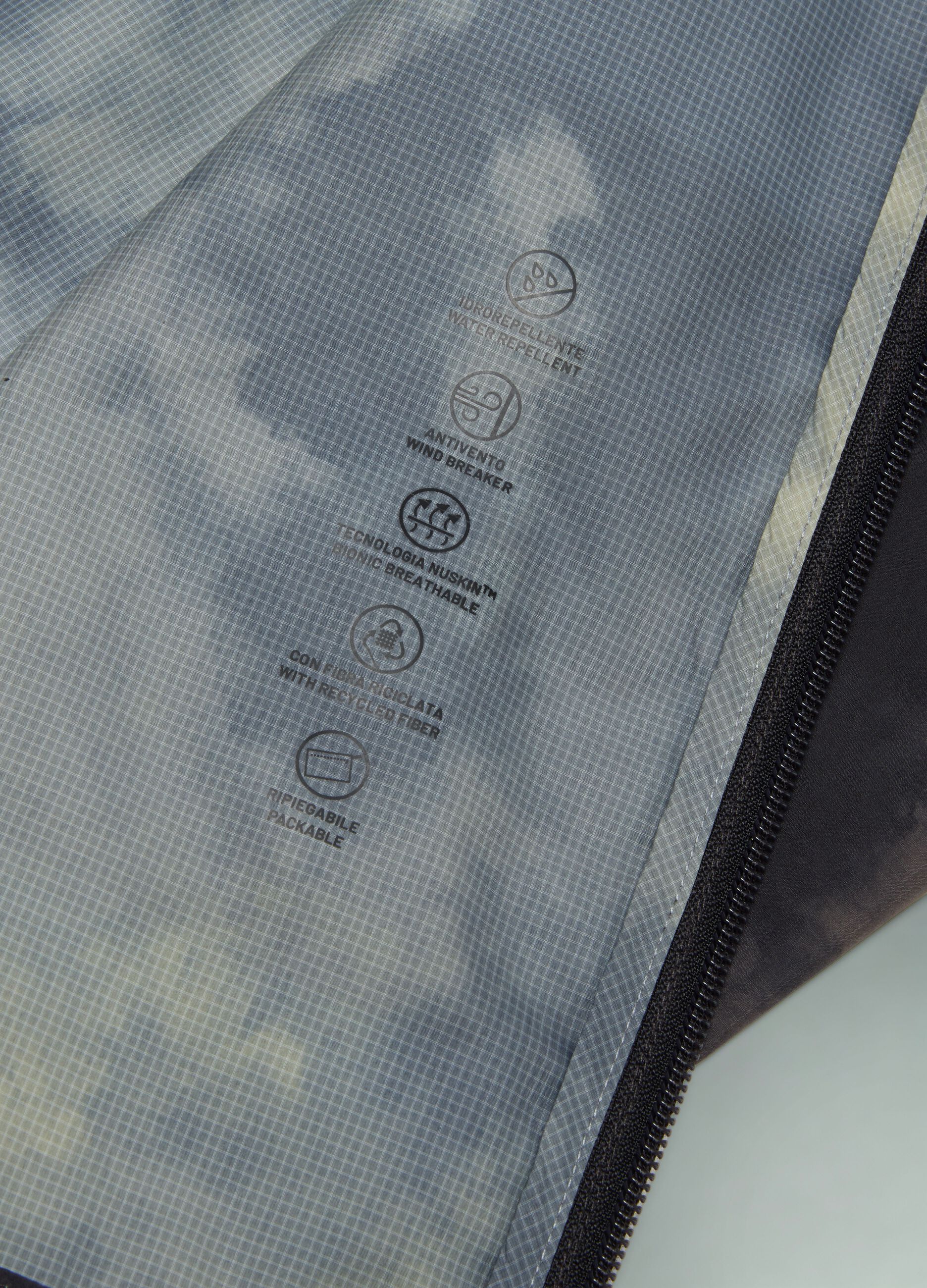 Tie Dye Effect Windbreaker Jacket ALTAVIA WITH DEBORAH COMPAGNONI