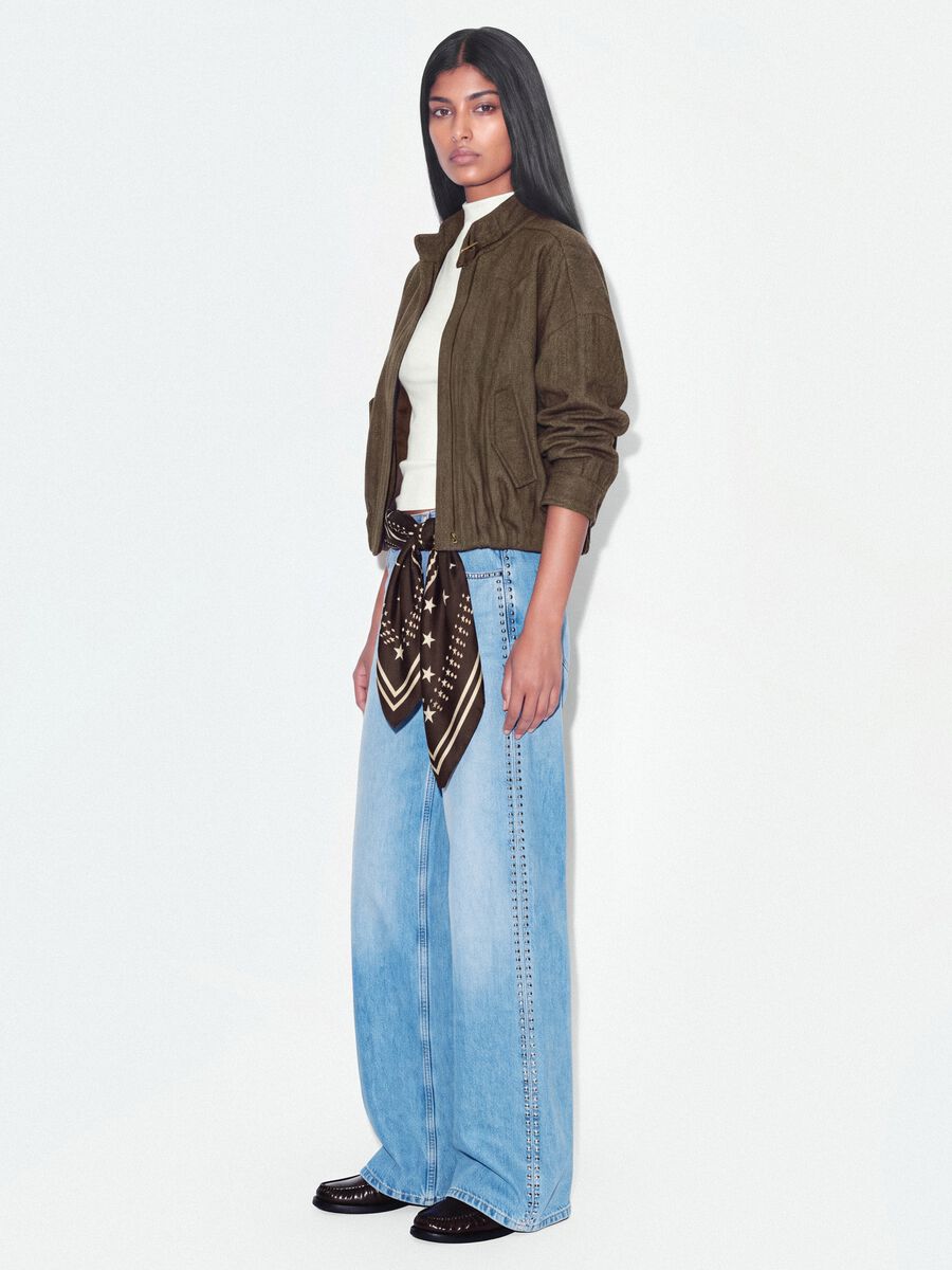 Light Blue Wide-Leg Jeans in Pure Cotton_3