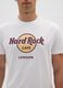 White pure cotton T-shirt with Hard Rock Cafe print_3