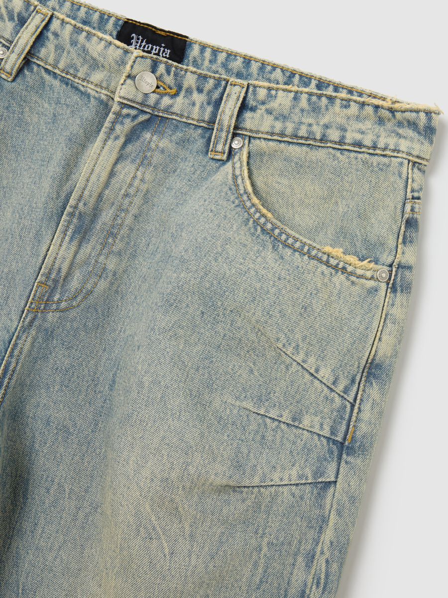 Bootcut Denim Washed Light Blue & Tea_7