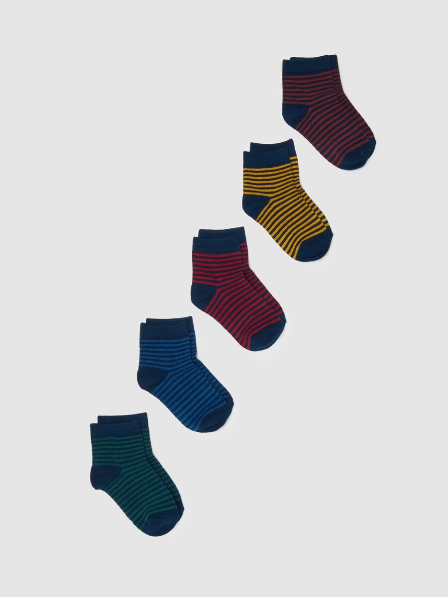 Kids' Multicolour Cotton Ankle Socks Multipack_0