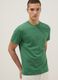 Green pure cotton short-sleeved t-shirt regular fit_0