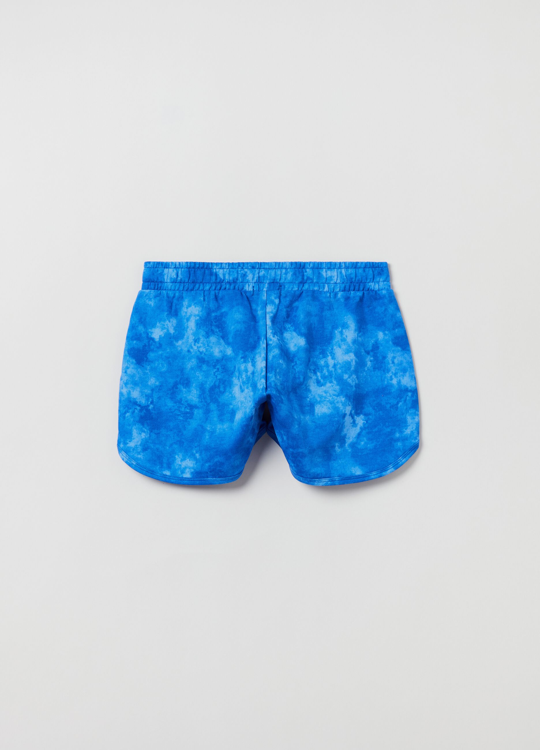 Shorts in French Terry Tie Dye_1