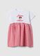 Girl's multicolour pure cotton dress regular fit with Minnie_0