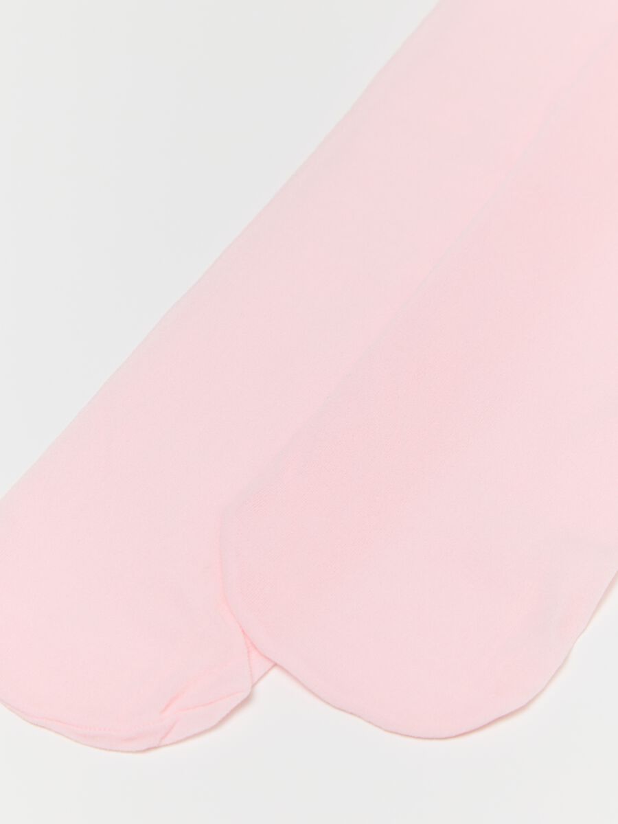 Two-pack white and pink tights in microfibre_2