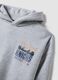 Grey cotton-blend hoodie with Knicks print_1