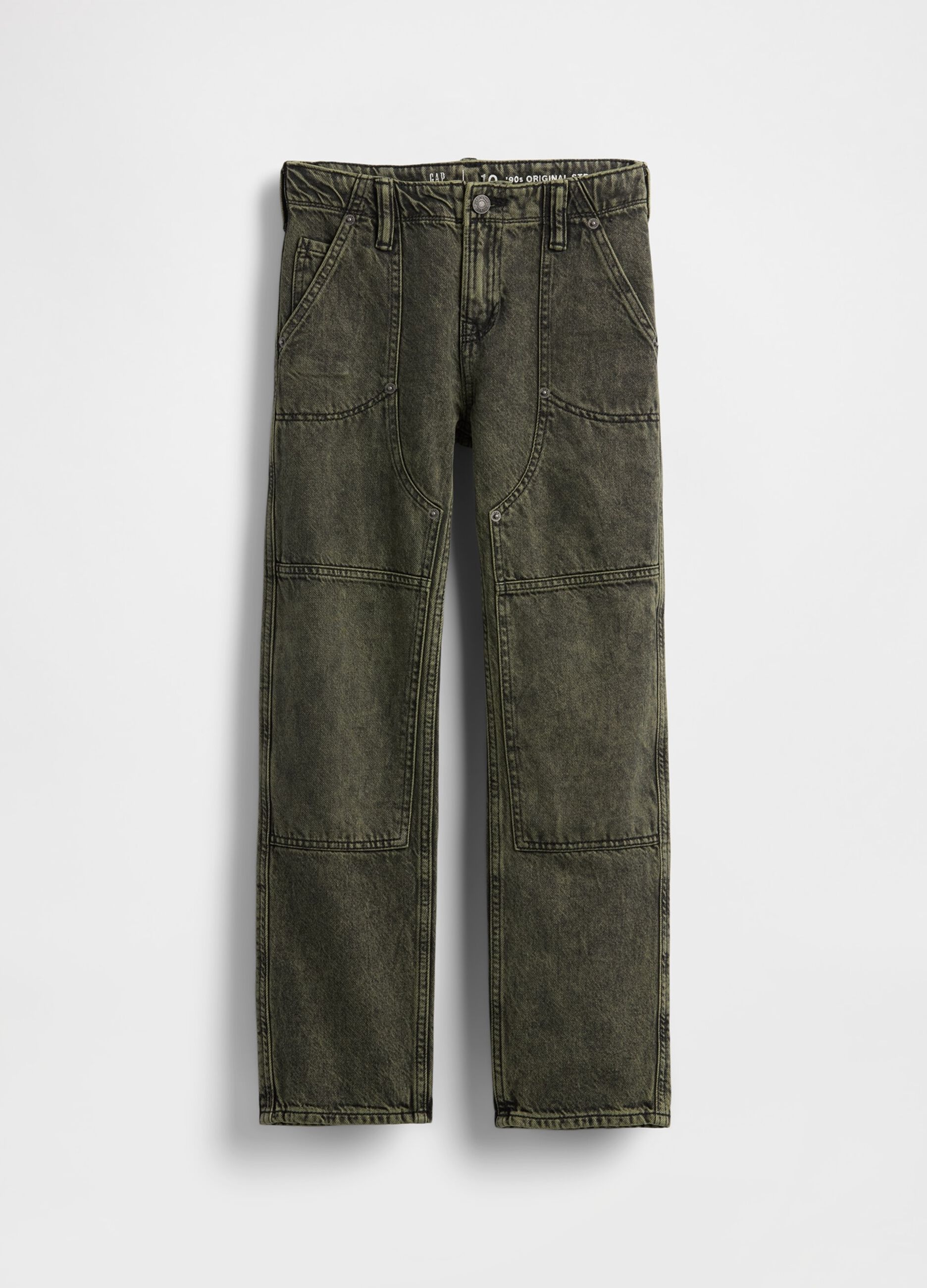 Pantaloni verde in denim per bambino