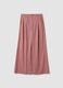 Pink striped stretch-cotton palazzo trousers_0