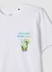 White pure cotton short-sleeve T-shirt_5