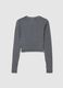Long-sleeved Crop T-shirt Vintage Grey_6
