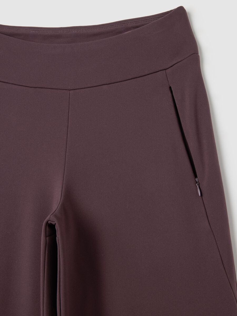 High-waisted wide leg trousers with zipped pockets ALTAVIA STUDIO_5