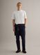 White cotton crew neck T-shirt, regular fit_1