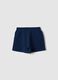 Boys' regular fit pure cotton blue shorts_1