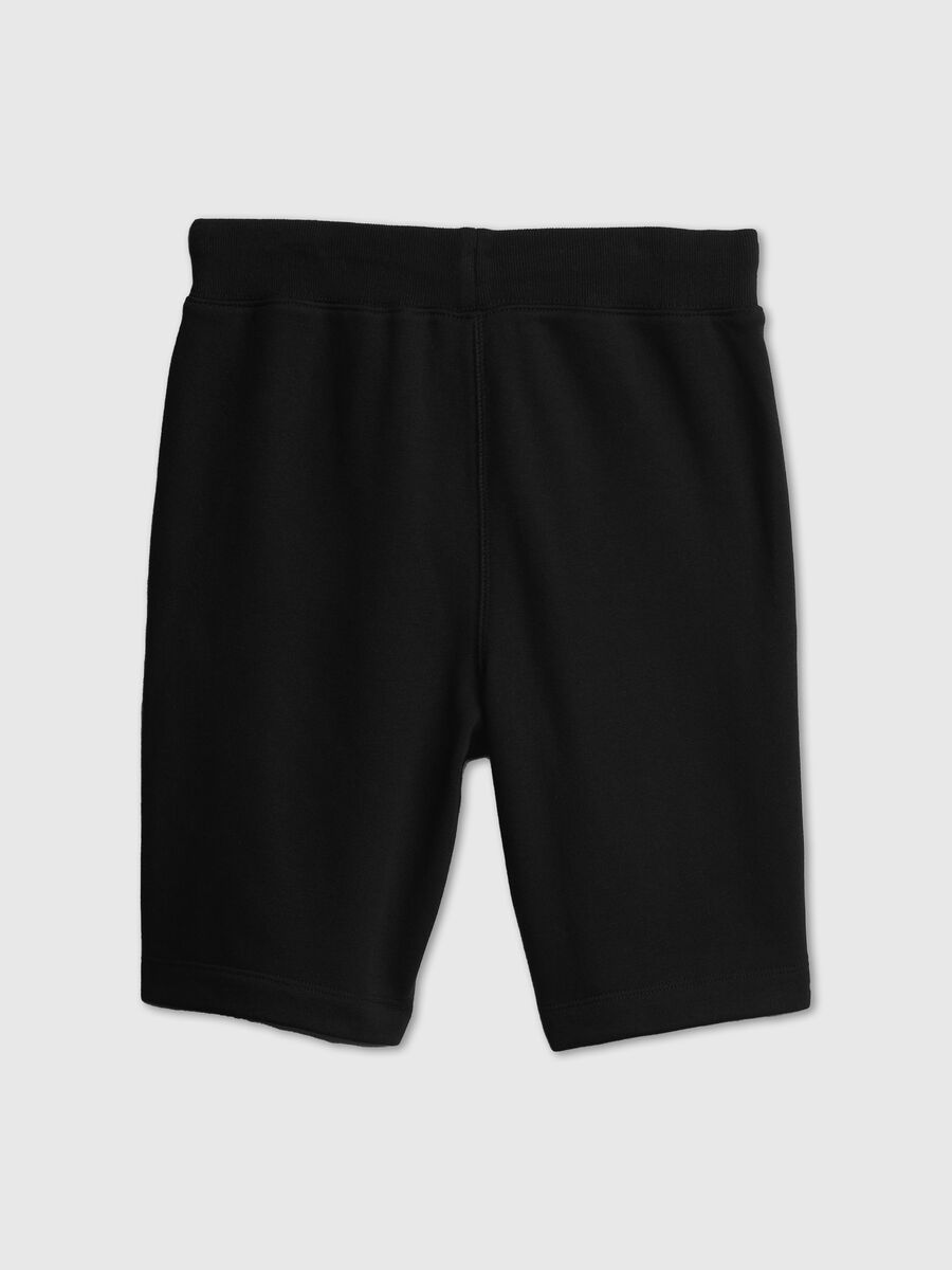 Bermuda shorts in French Terry with logo_1