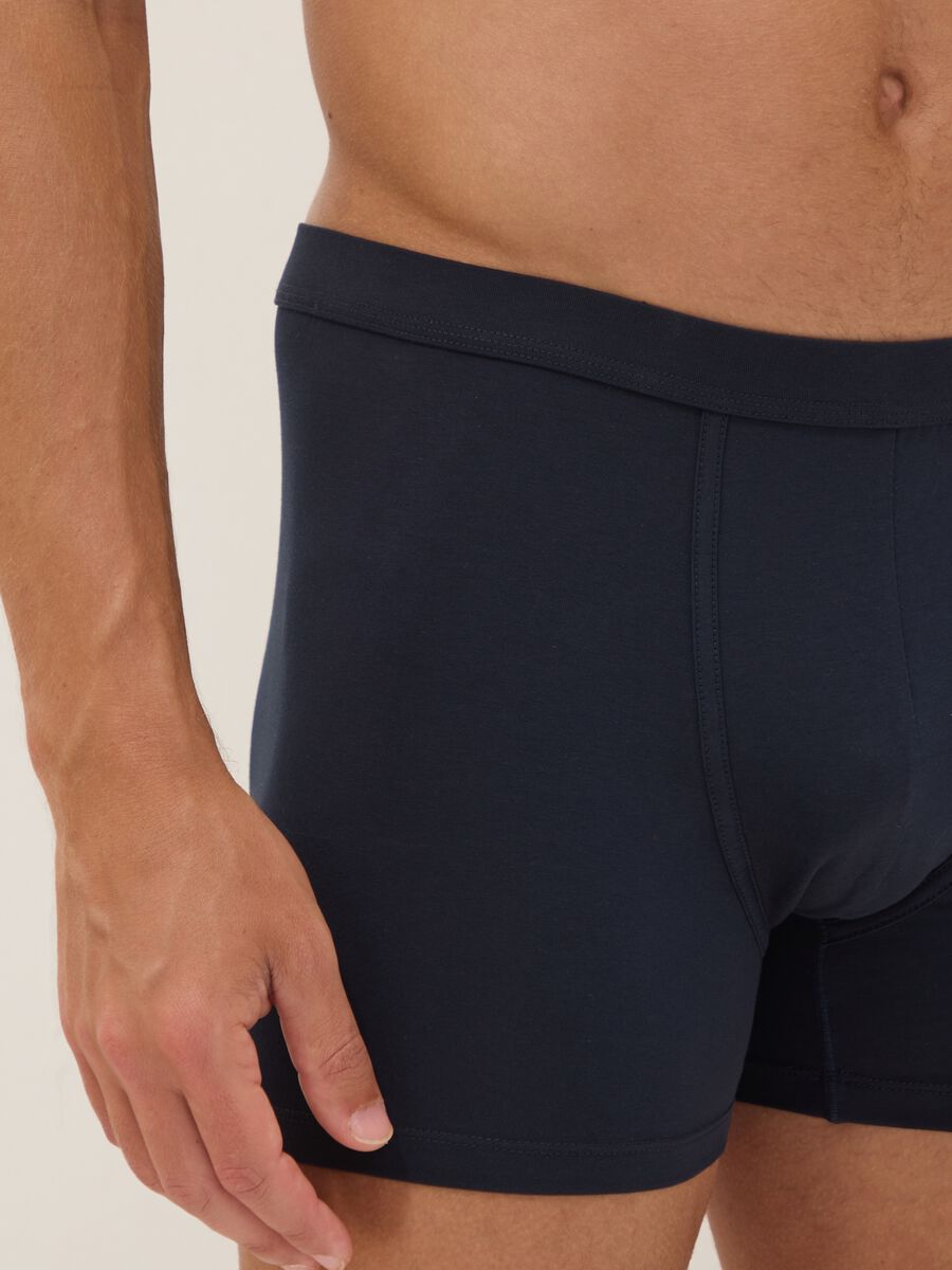 2-pack of blue Supima cotton stretch boxer shorts_3