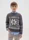 Multicolour regular fit boys&rsquo; jumper with jacquard pattern_0