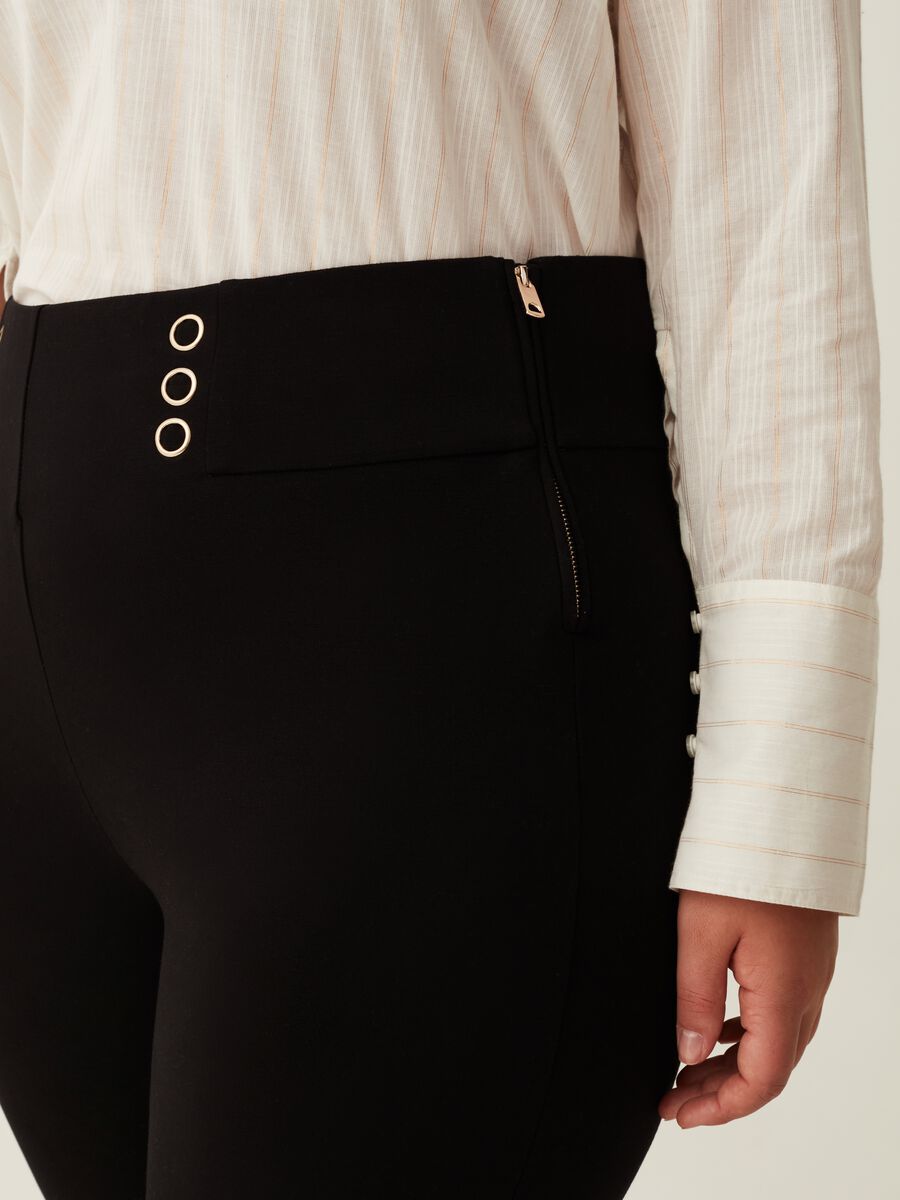 Leggings stretch con applicazioni Curvy_3