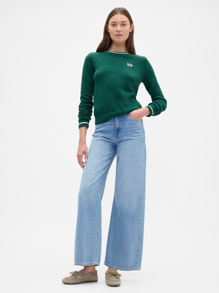 Green Crew Neck Sweater_2