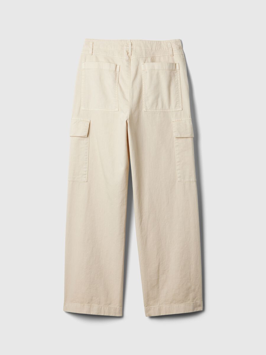 Loose-fit cargo trousers in cotton_5