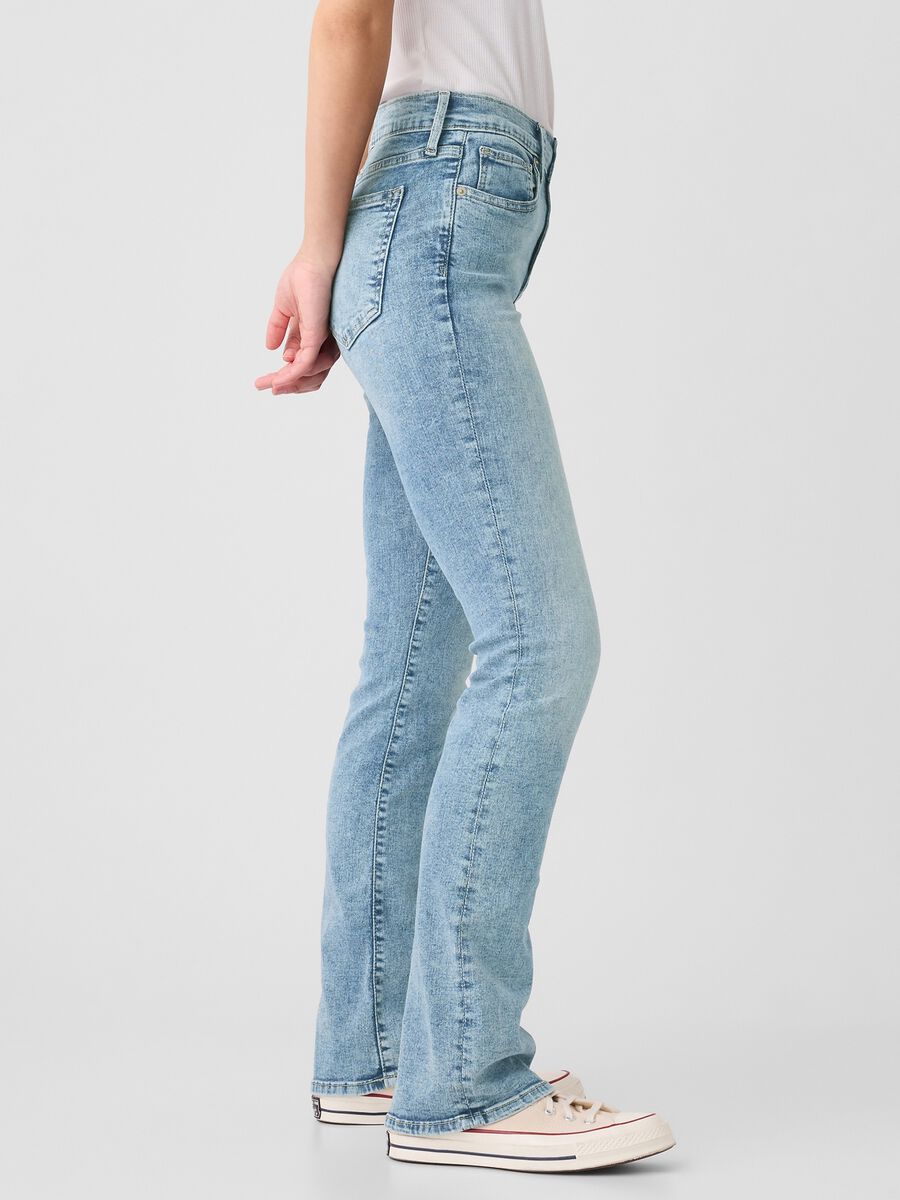 Jeans mini bootcut flare fit a vita media_3
