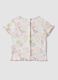 Multicolour pure cotton baby girl T-shirt with floral pattern_1