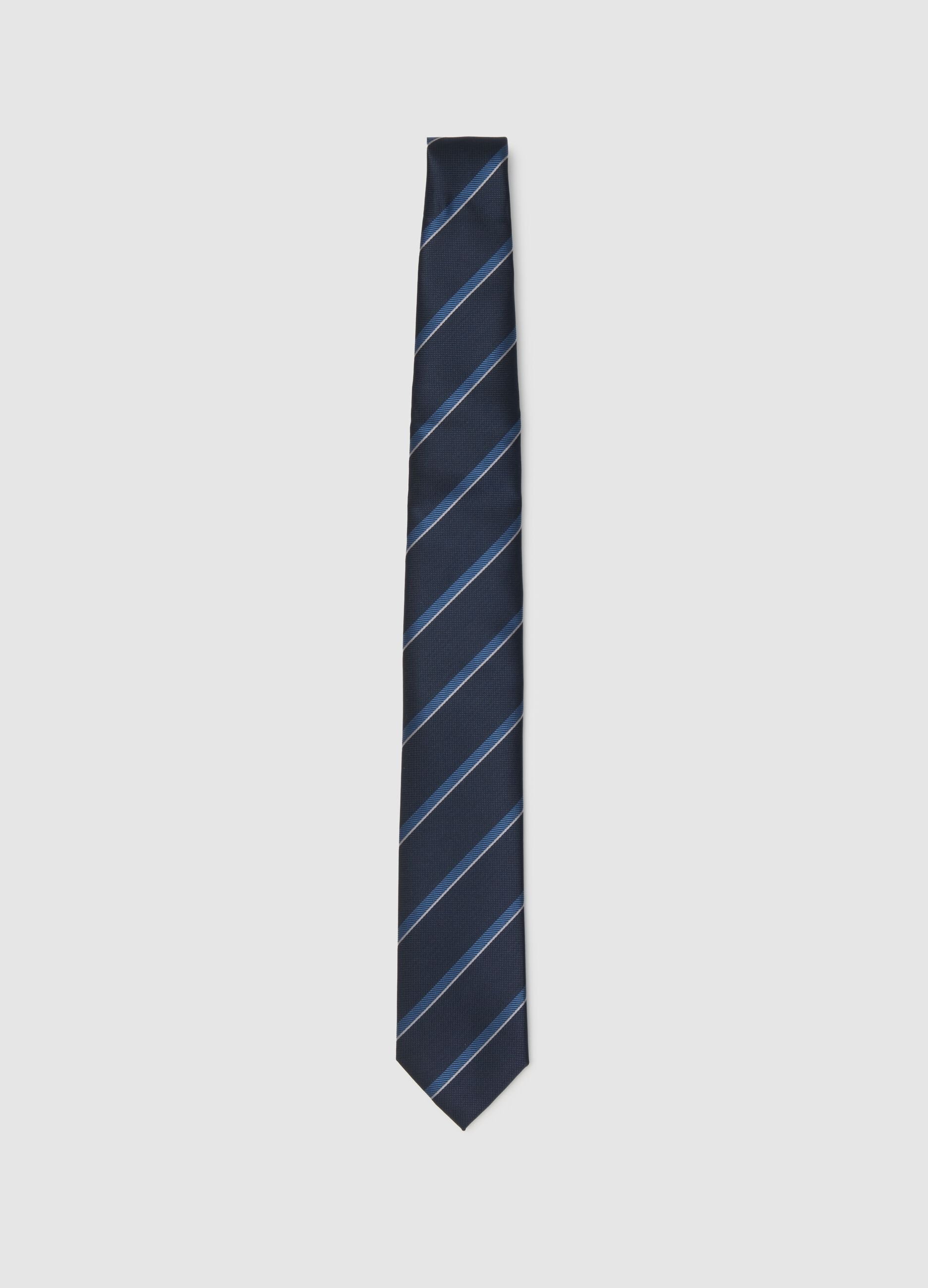 Blue Striped Tie