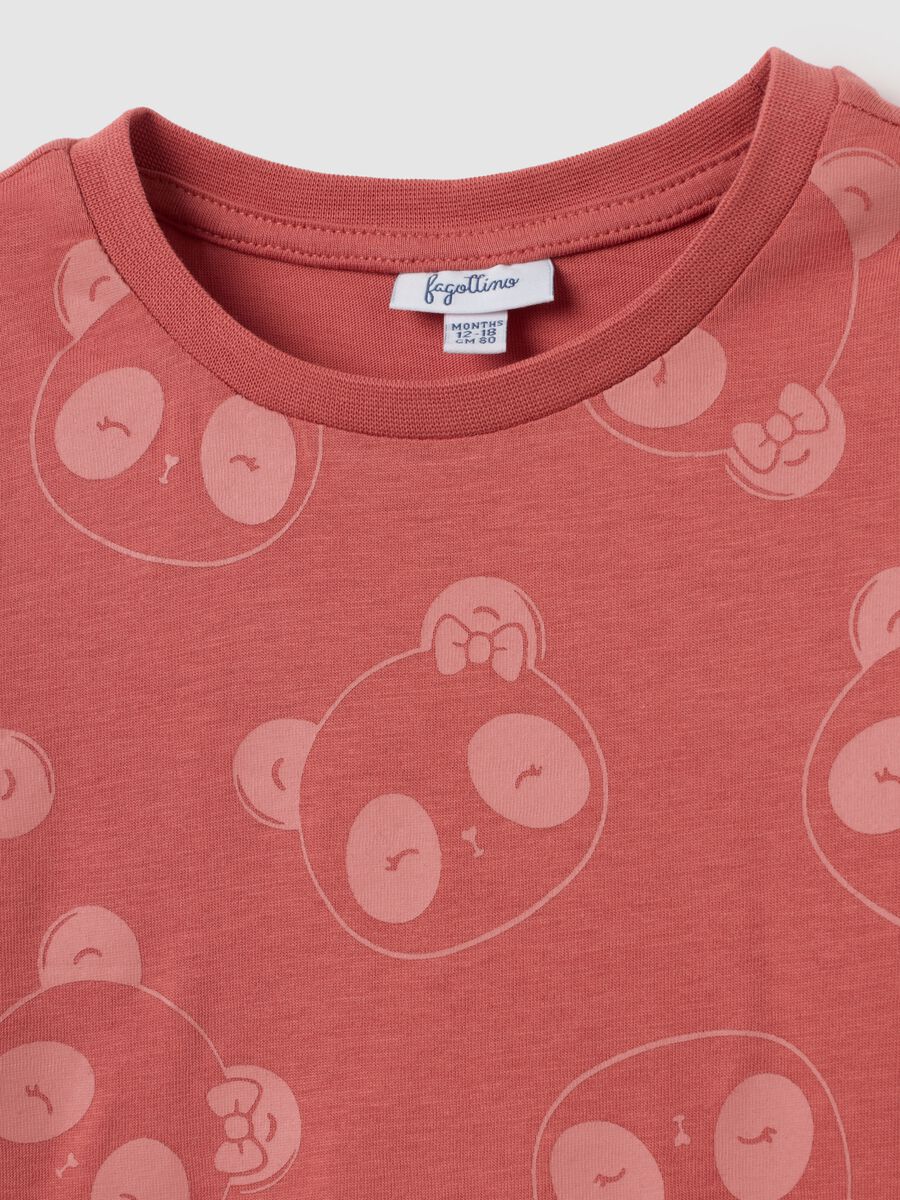 Pink Long-Sleeved Cotton T-Shirt_2