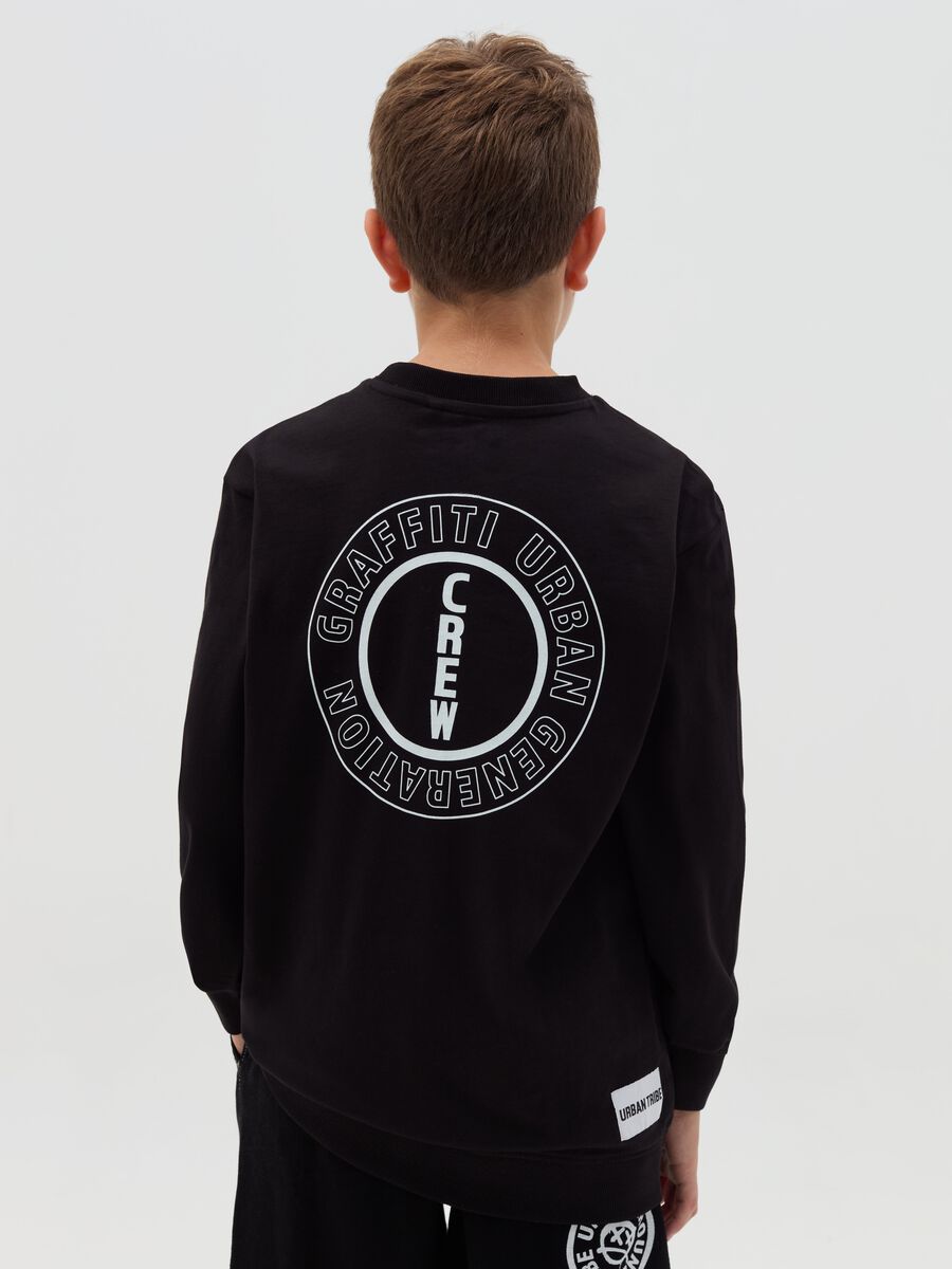 T-shirt a maniche lunghe con stampa_1