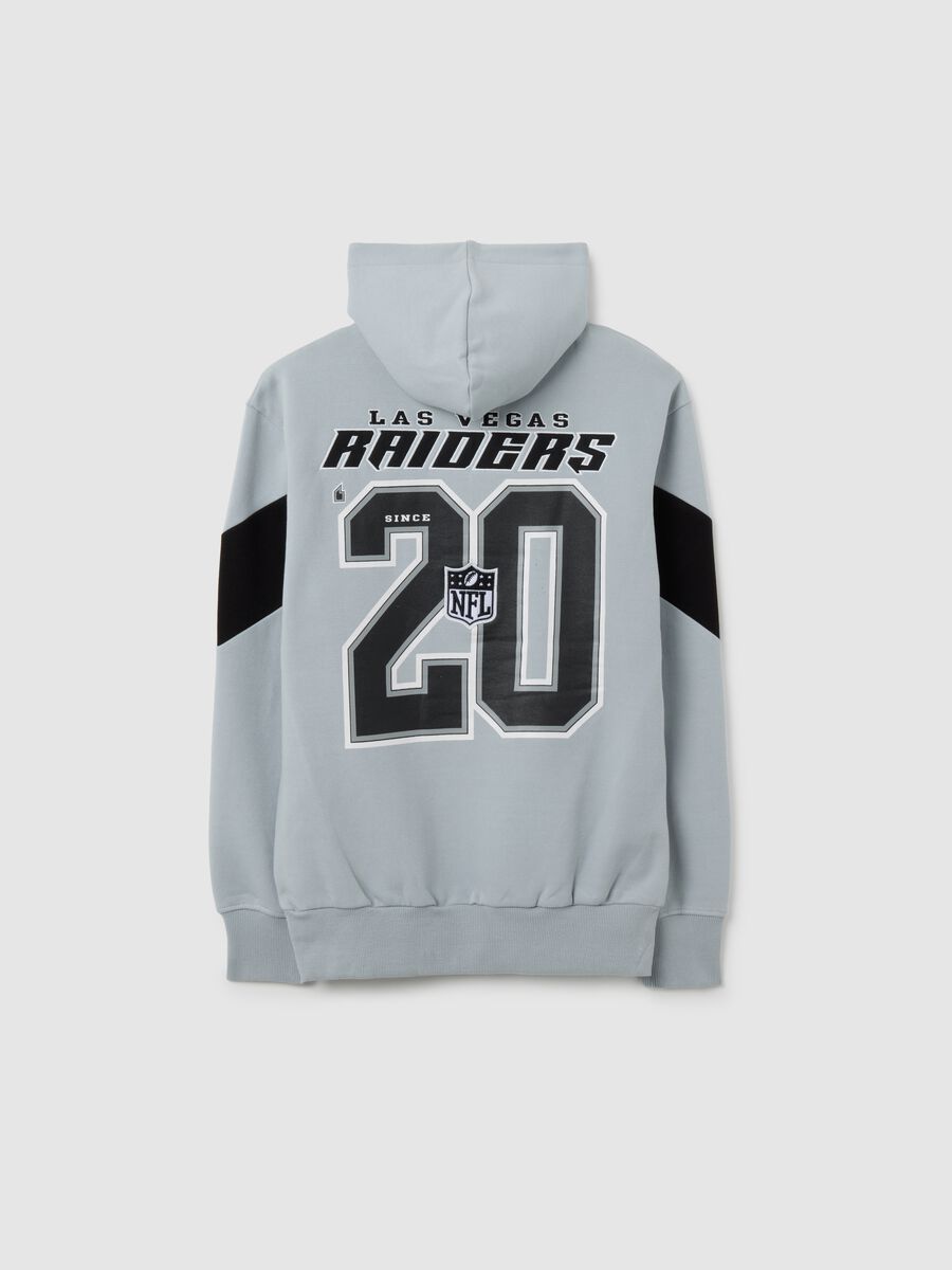 Multicolour cotton blend regular fit sweatshirt with Raiders logo_1