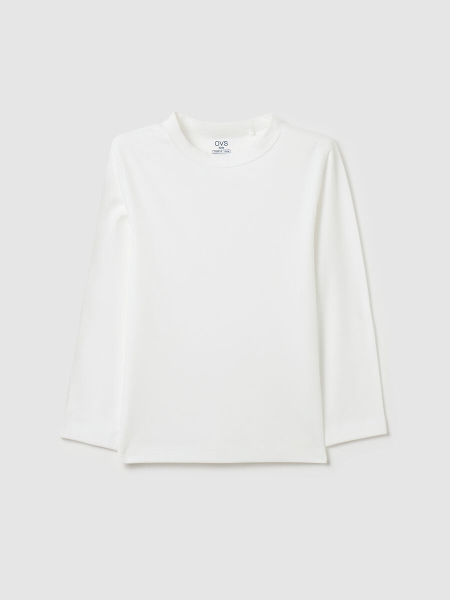 Essential long-sleeved T-shirt in organic cotton_0