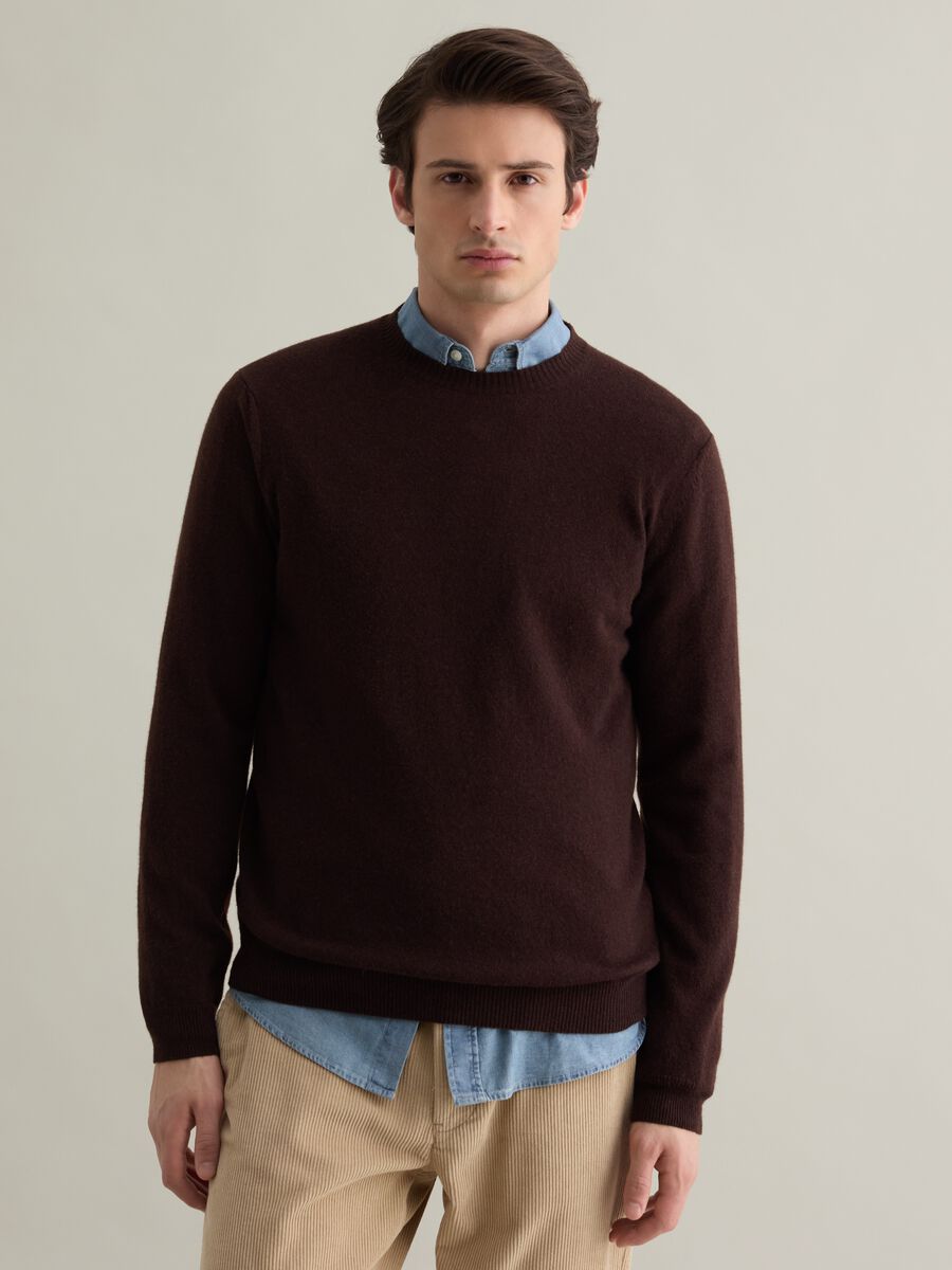 Lambswool crew-neck pullover_0