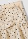 Beige viscose-blend polka dot skirt with tiered ruffles_6