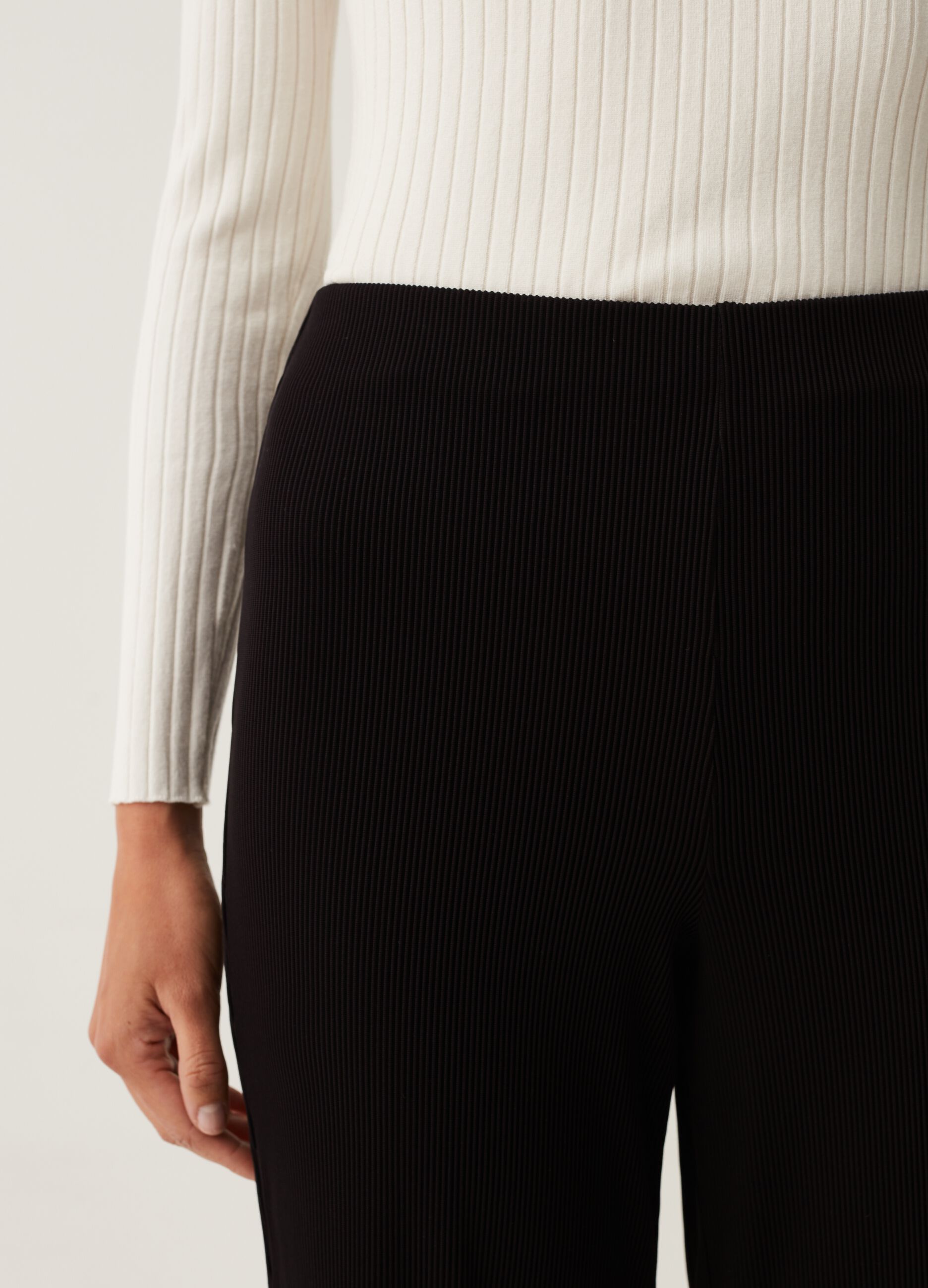 Pantalone wide leg in corduroy_3