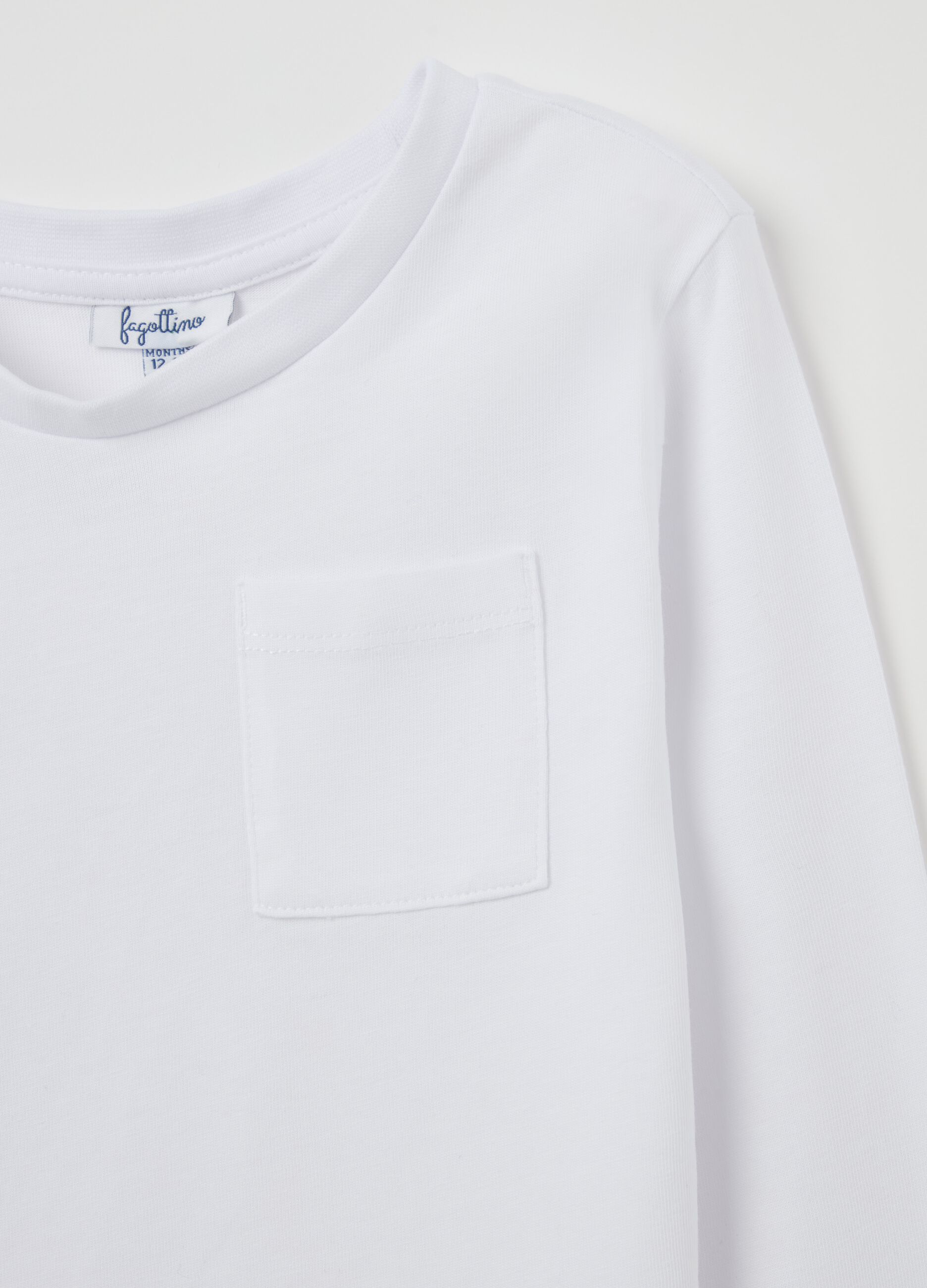 Two-pack long-sleeved T-shirt in cotton