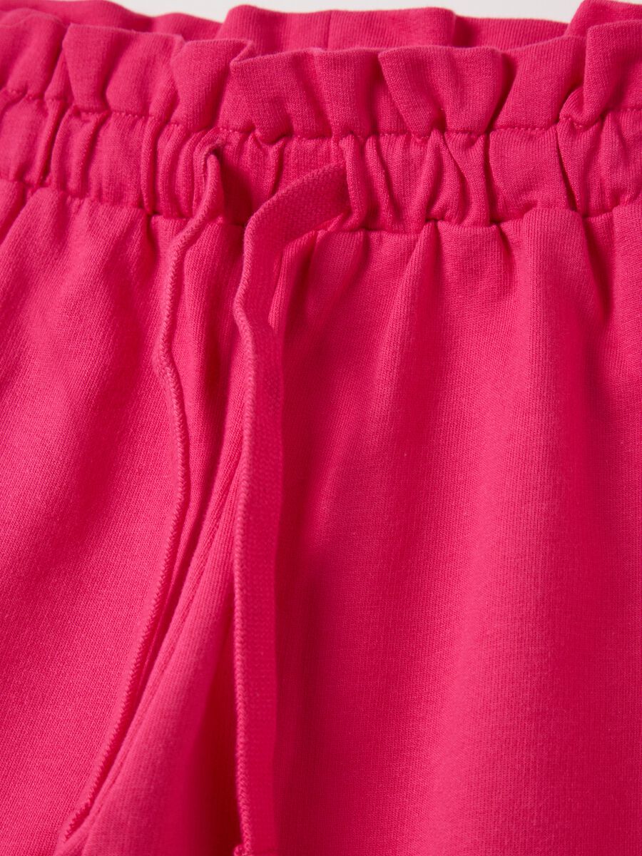 Girls' Pink Cotton Shorts_2