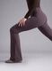 Purple Flared Leggings in Stretch Fabric_4
