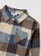 Multi-colour regular fit cotton flannel shirt for toddlers_2