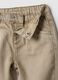 Boys' beige regular fit pure cotton trousers_2