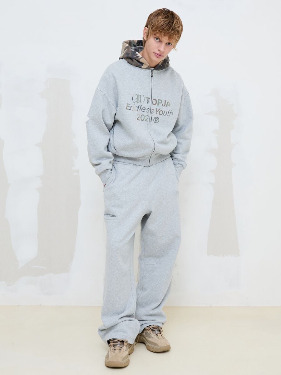 Sweatpants Grey Melange_1