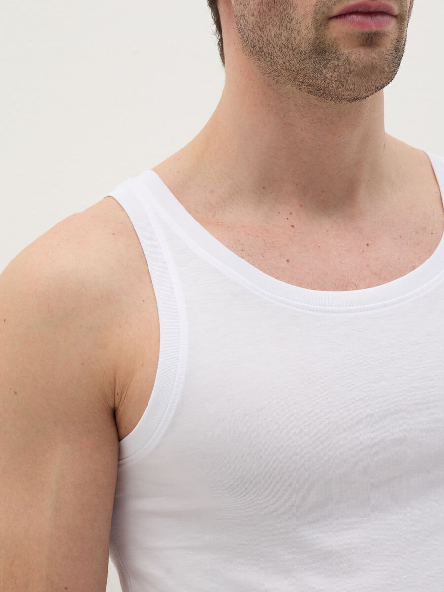 Two-pack racerback vests in Supima cotton_4