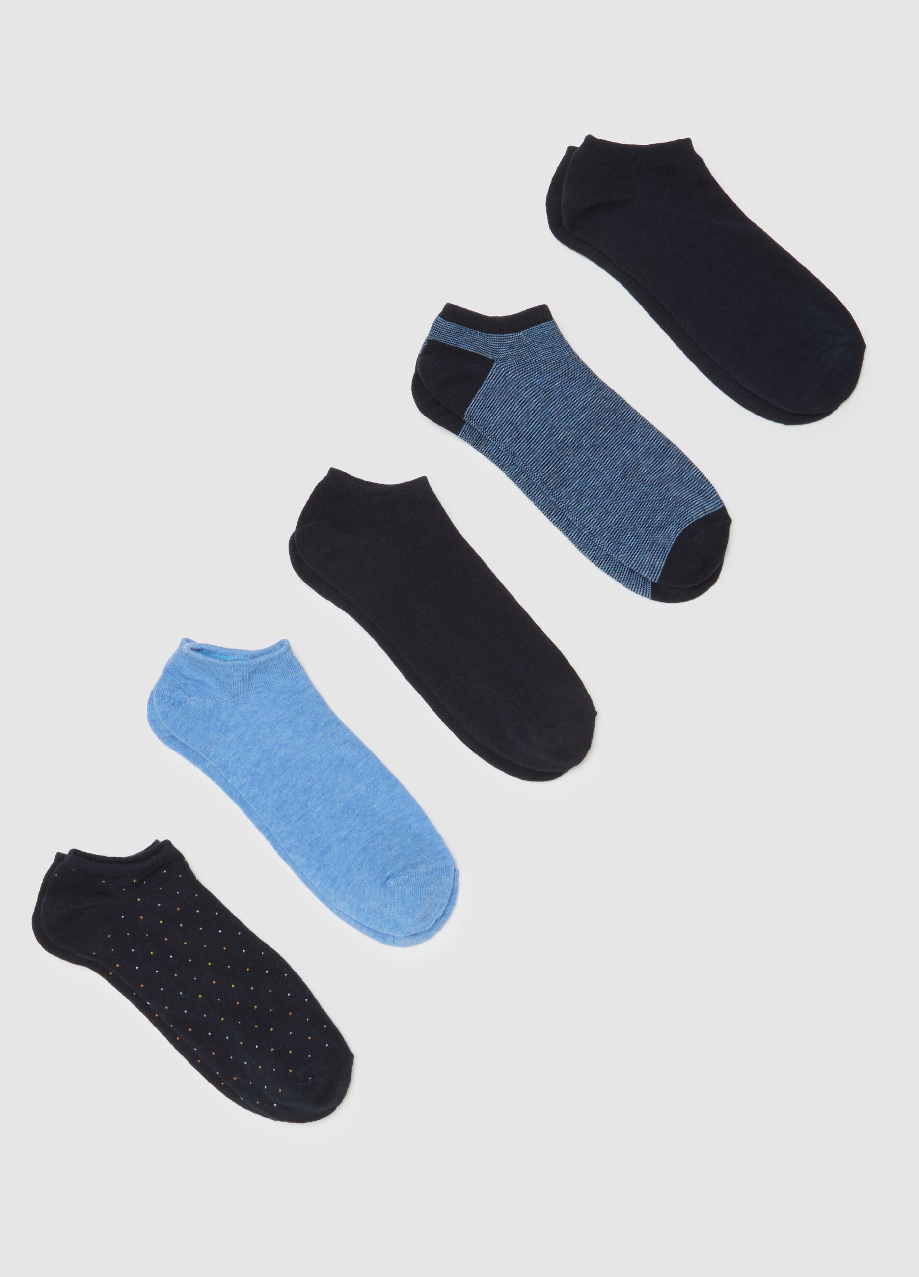 Multipack Set: Multicolour Cotton Blend Socks