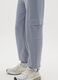 Girls Grey Cotton Trousers in Blue_2
