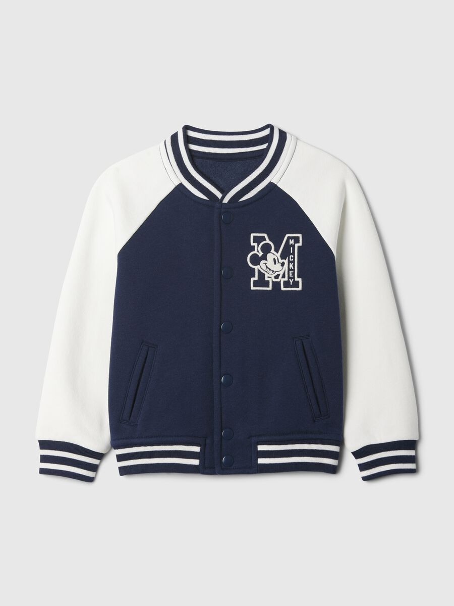 Varsity sweatshirt with Mickey Mouse print_0