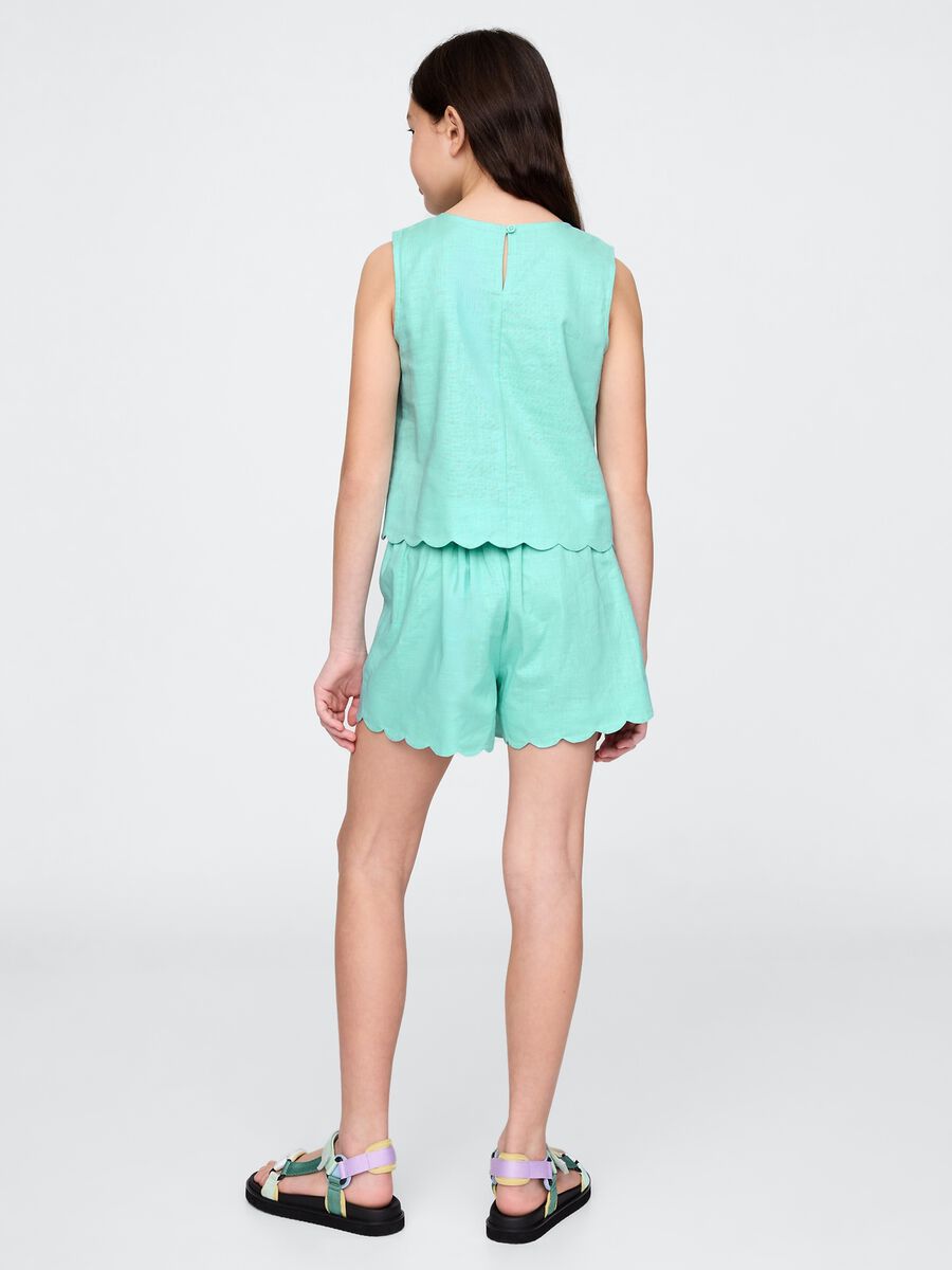 Skort con bordo smerlato_1