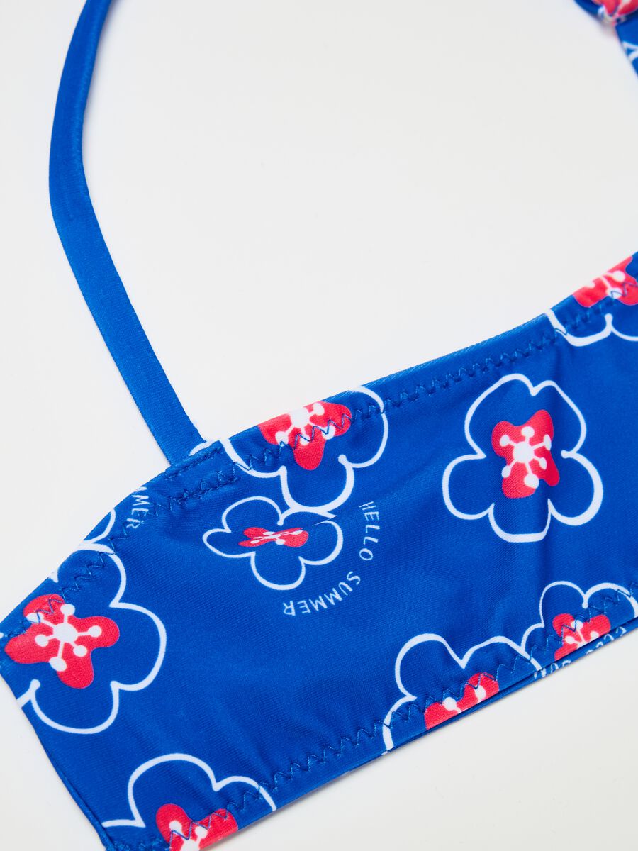 Bikini with flowers and lettering print_2