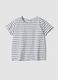 Regular-fit multicolour striped pure cotton short-sleeve T-shirt_4