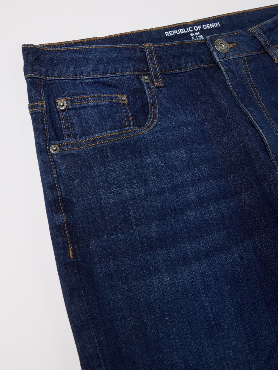 Jeans slim fit cinque tasche_5