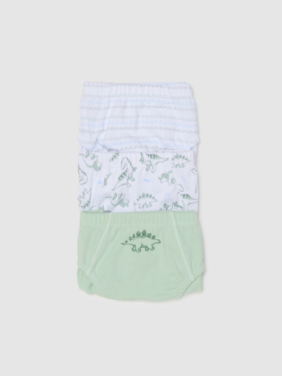 Tripack slip da bambino in puro cotone multicolor regular fit_3